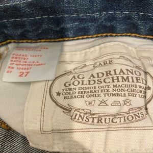 Size 27 AG Ex Boyfriend Crop Jeans